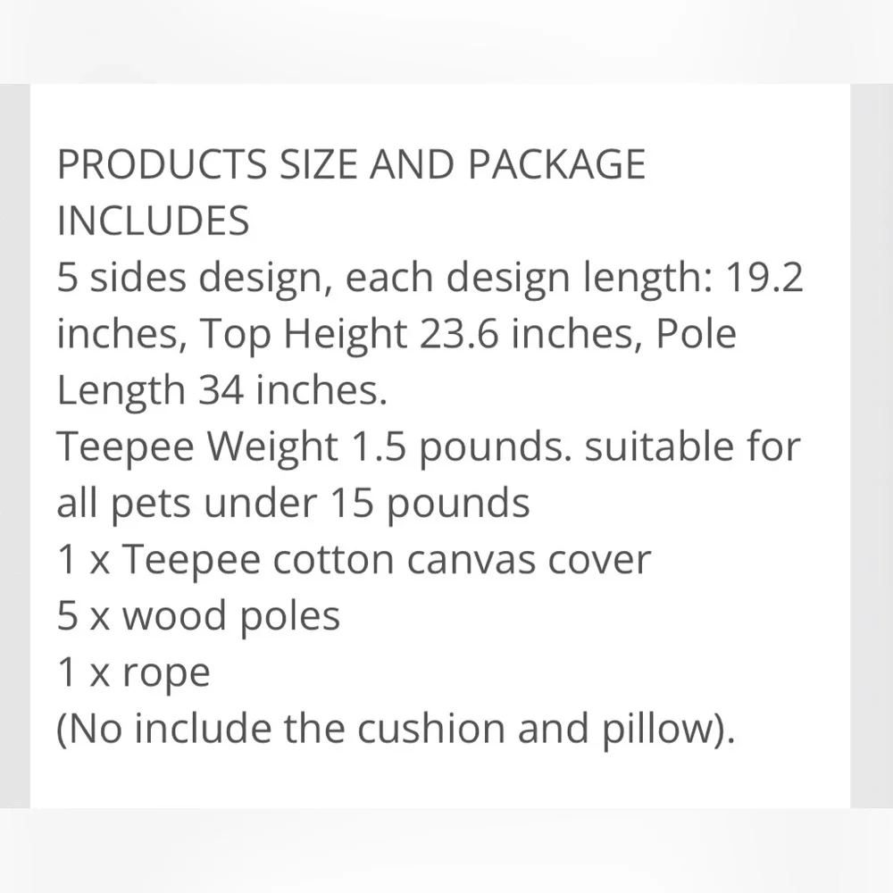 Portable Foldable Cotton Canvas Pets House